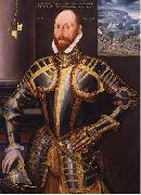 unknow artist, Portrait of John Farnham, Gentleman-Pensioner to Elizabeth I of England